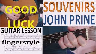 SOUVENIRS - JOHN PRINE fingerstyle GUITAR LESSON