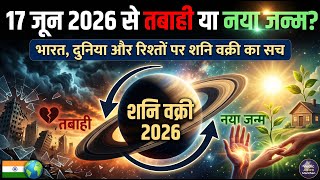 17 जून 2026 से तबाही या नया जन्म? भारत, दुनिया और रिश्तों पर शनि वक्री का 'ब्रूटल सच'