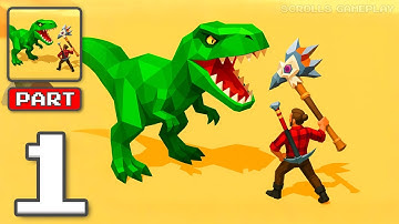 Dino Survival: Primal Hunt - Gameplay Walkthrough Part 1 - Survive The Wild Hunt (iOS, Android)