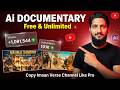 I Created a Viral AI Documentary Channel for FREE (Step-by-Step) Like ⁨@ImaanVerse26⁩