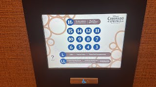 OTIS Compass+ Gran Destino Elevators at Disney's Coronado Springs Resort- Lake Buena Vista, FL, USA