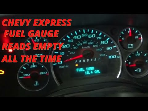 08 Chevrolet Express 6.0L, code P0462, P0463, Fuel gauge reads empty all the time