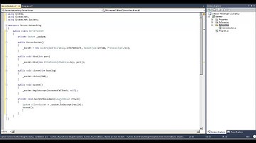 Asynchronous Sockets in C# (1/3)