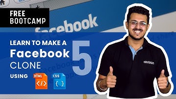 Lets Make a  @Facebook  Clone | Cloning Facebook using HTML & CSS | Free 7-Days Bootcamp | Day 05