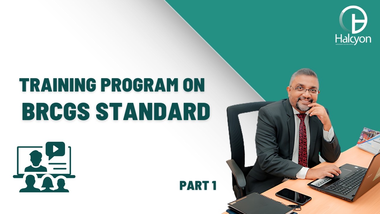 Training Program on BRCGS Standard Part 1 - YouTube
