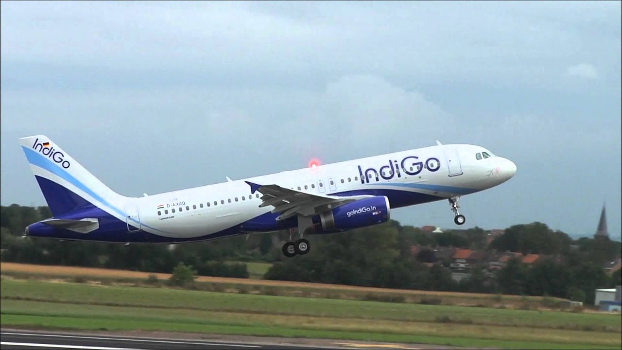 IndiGo A320 departe from MST Airport YouTube