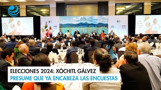 Elecciones 2024: Xóchitl Gálvez presume que ya encabeza las encuestas