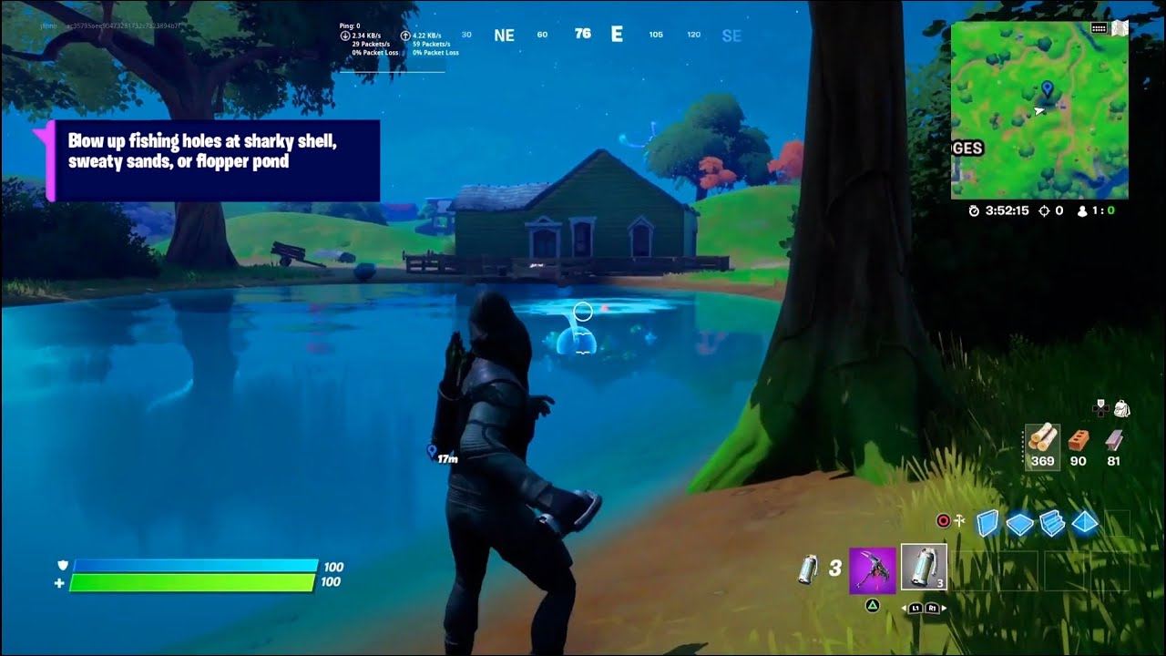 Fortnite Blow Up Fishing Holes At Sharky Shell, Sweaty Sands, Or