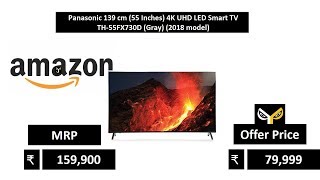 Panasonic 139 cm (55 Inches) 4K UHD LED Smart TV TH-55FX730D (Gray) (2018 model)