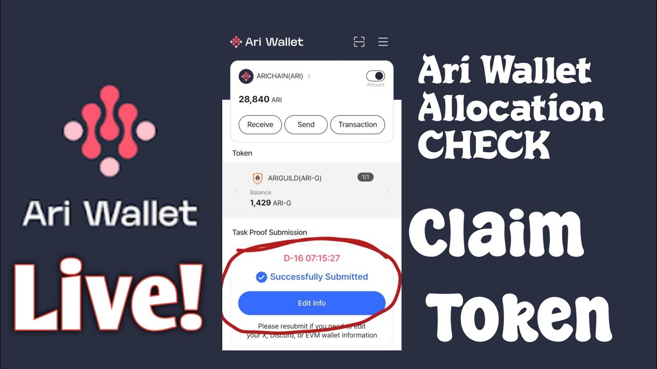 Token Cheque Ari Wallet Token Check | Token Claim | Token Price - YouTube