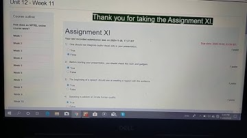 NPTEL SOFT SKILLS ASSIGNMENT--11