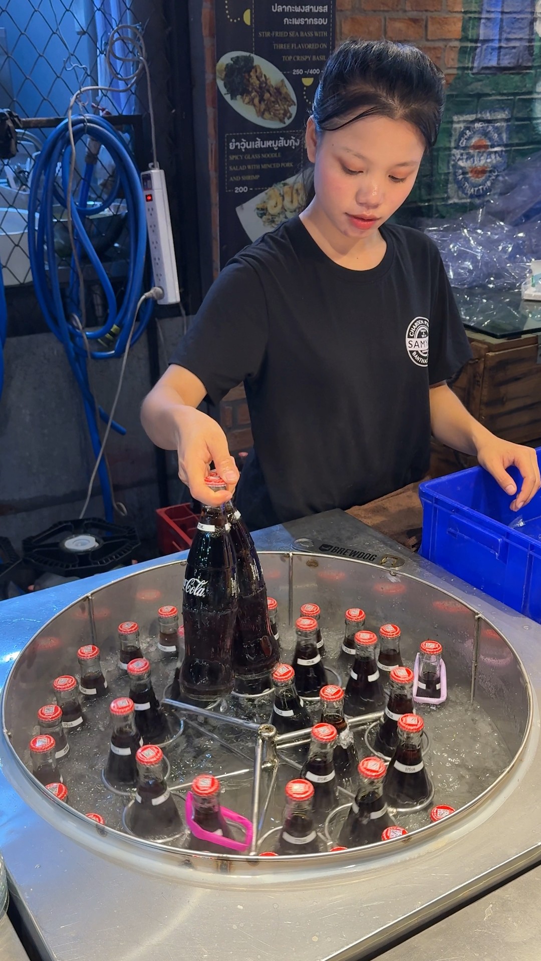 Only $1! Thai Girl Selling Cool Coca-Cola Slush