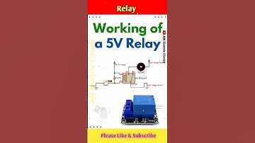5V Relay Working Principle with Circuit Example | #shortsfeed #viral #shorts #short #circuit #trend