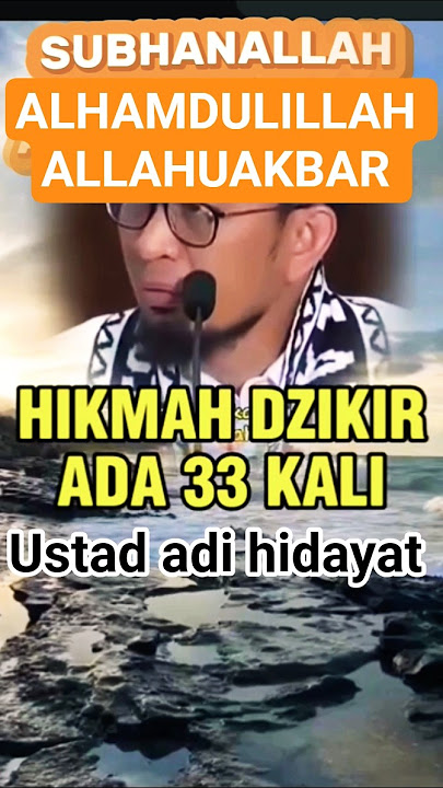 Ustad Adi Hidayat gives a short lecture