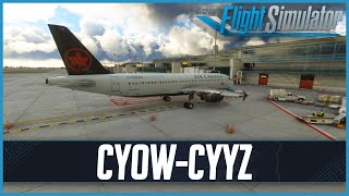 Microsoft Flight Simulator | Real World Air Canada OPS | Fenix A320 | VATSIM | Ottawa - Toronto