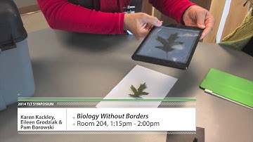 TLT Symposium 2014 Elevator Pitch: Biology without Borders