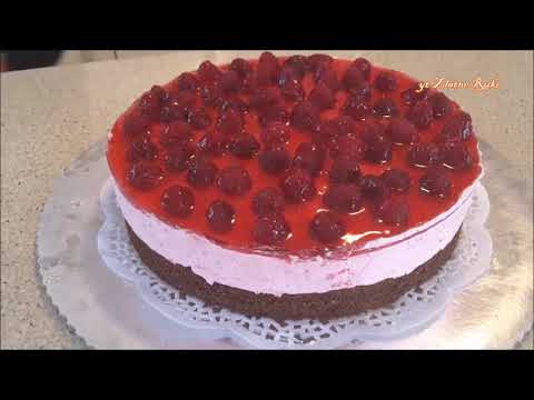 Torta sa malinama i bademima / Raspberry almond torte [EN subs]