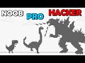 NOOB vs PRO vs HACKER - Jumping Dino ( Evolution )