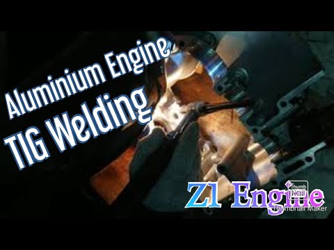 Kawasaki Z1 Z2 Crankcase Welding Repair - Aluminum Engine TIG
