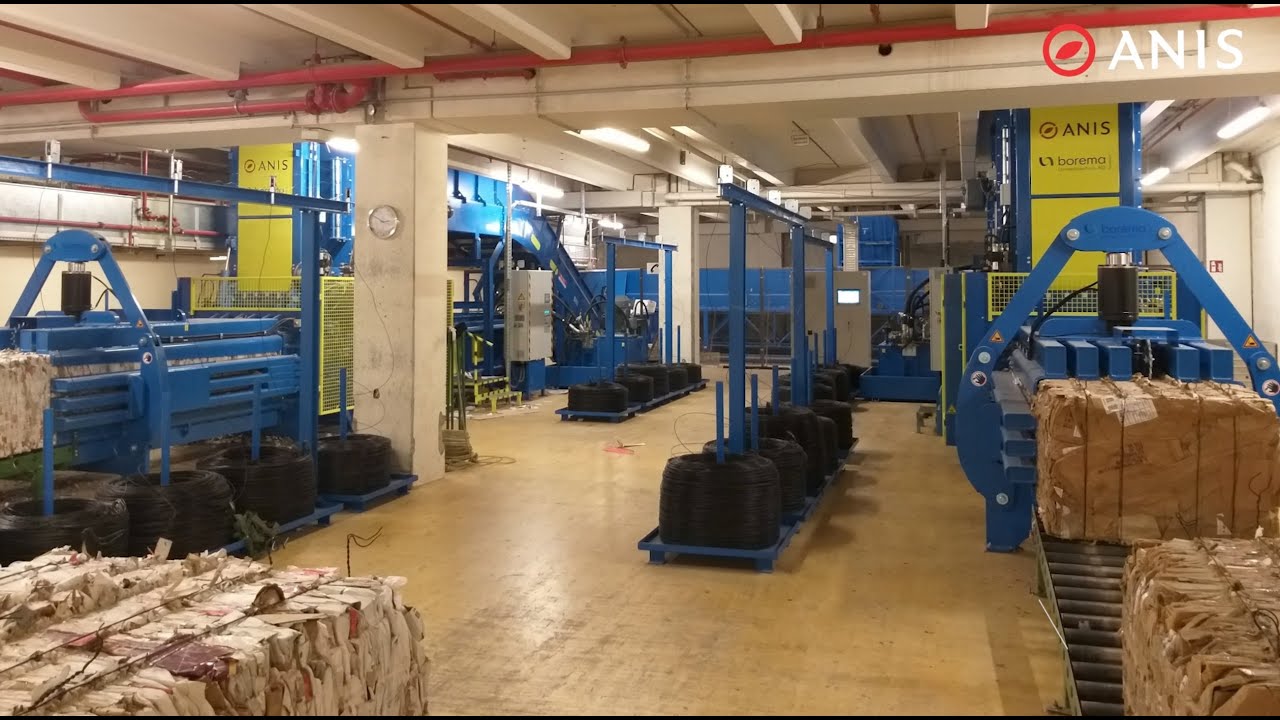 Double Pre-press Flaps Baler installed in Retail