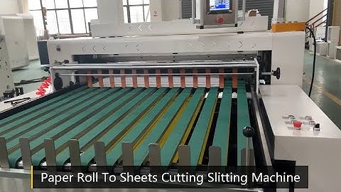 17gsm MG Tissue Paper Roll To Sheets Cutter Sheeter Machine With Conveyor Belt