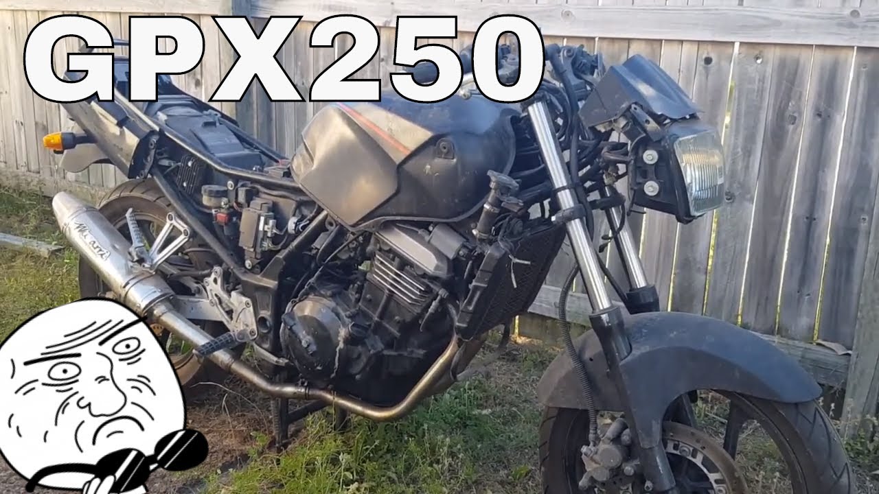Kawasaki GPX 250 project bike: The START! - YouTube