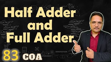 Half Adder and Full Adder: Structures and Functions Explained | Computer Organization & Architecture