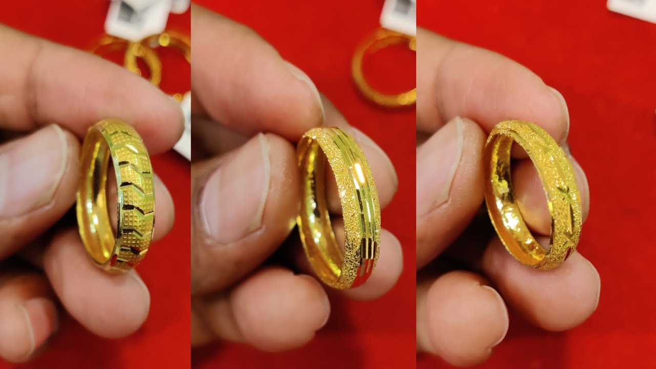 Simple Gold Rings - Buy Latest Gold Ring Design Online in India 2022 |  Kasturi Diamond