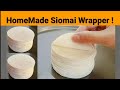 Homemade siomai wrapper  how to make siomai wrapper  dumpling  wonton  pinoy siomai wrapper