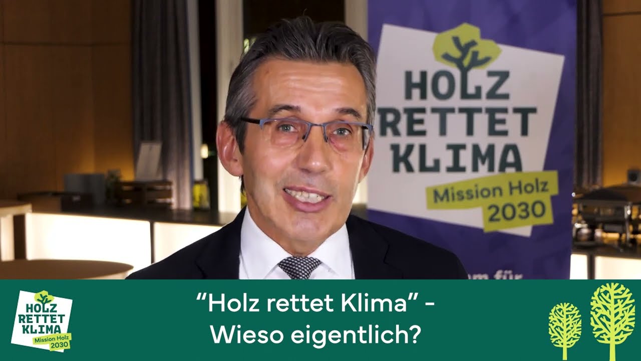 Holz rettet Klima: 5 Fragen an Erwin Taglieber I Interview Kick-Off Veranstaltung 22. November