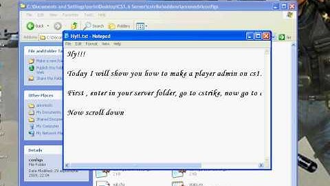 How to make an admin on cs 1.6