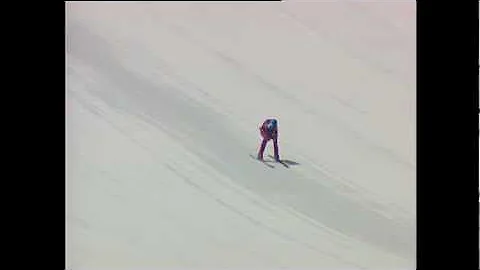 Speed skiing crashes