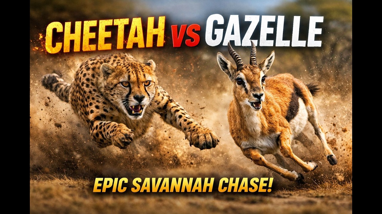 Cheetah vs Gazelle – The Most Dramatic Chase on the Savannah! 🐆🦌 - YouTube