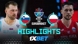 Slovenia 🇸🇮 vs Poland 🇵🇱   1XBET Highlights   FIBA EuroBasket 2025 screenshot 4