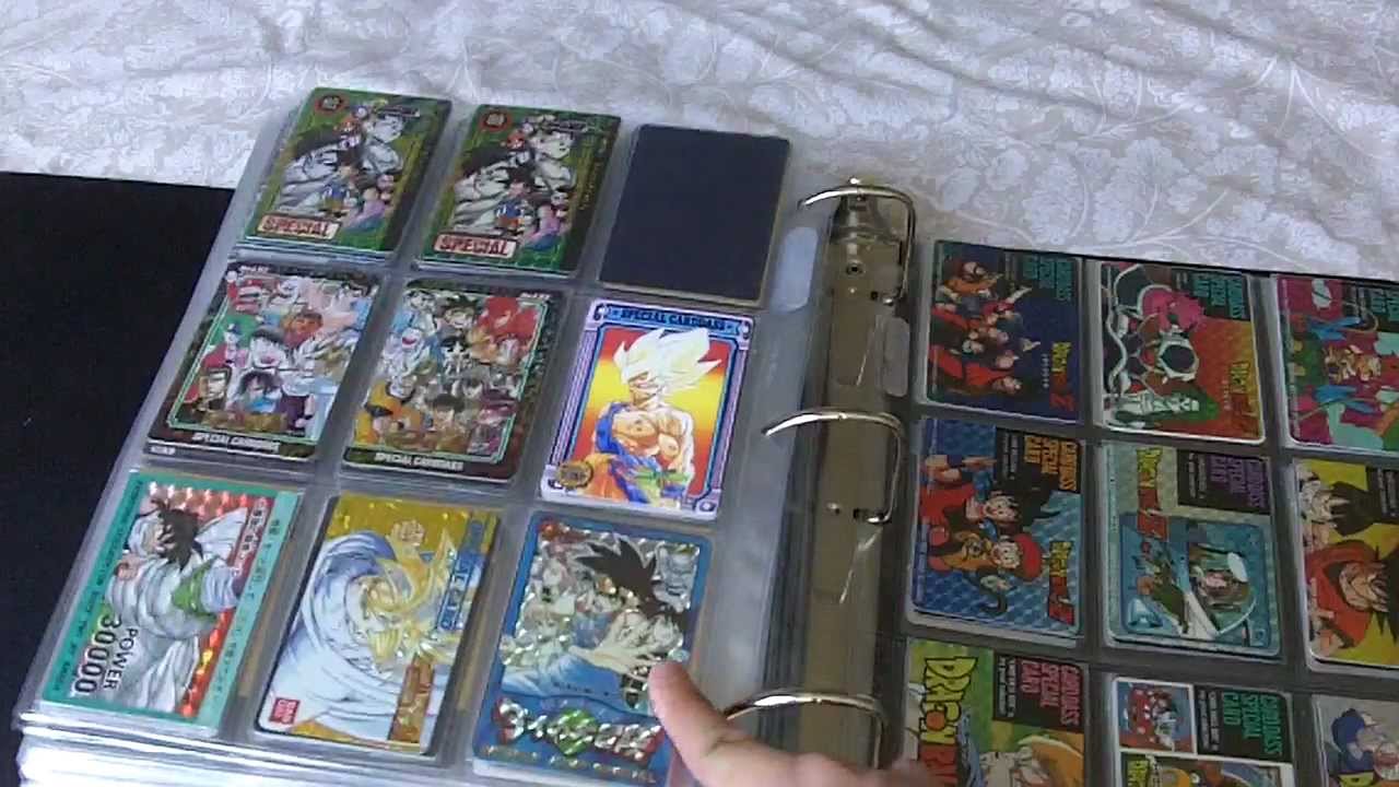 Dragonball DBZ Prism Card Collection - YouTube