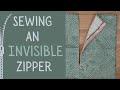 How to sew an invisible zipper  updated