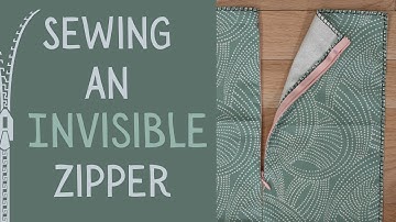 How to Sew an Invisible Zipper - Updated