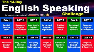 The 14-Day English Speaking Challenge!