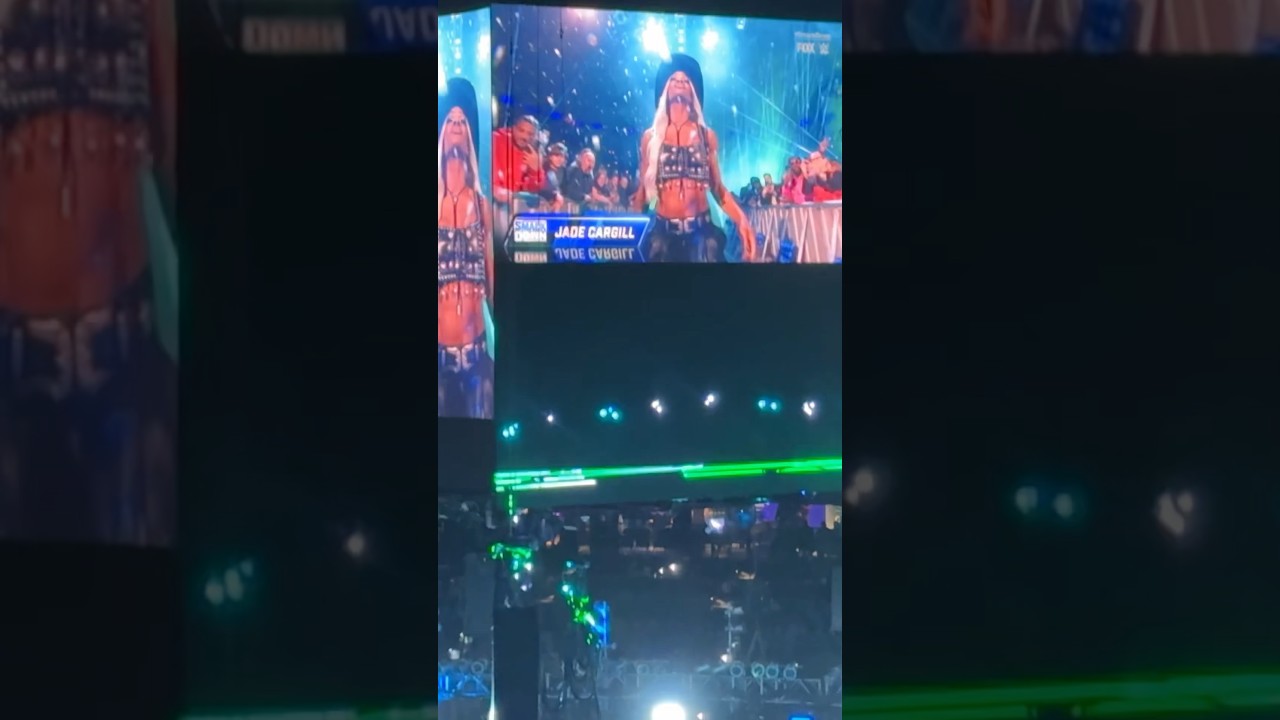 Jade Cargill WWE Entrance (Smackdown before Mania) Philadelphia 4/5/24 