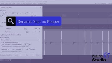 Como usar o Dynamic Split no Reaper
