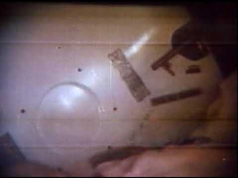Buzz Aldrin opens the Apollo 11 Lunar Module hatch