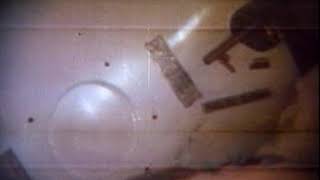 Buzz Aldrin opens the Apollo 11 Lunar Module hatch