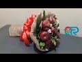 DIY Fruit Bouquet - How to Make Red Apples Bouquet - NO SKEWING