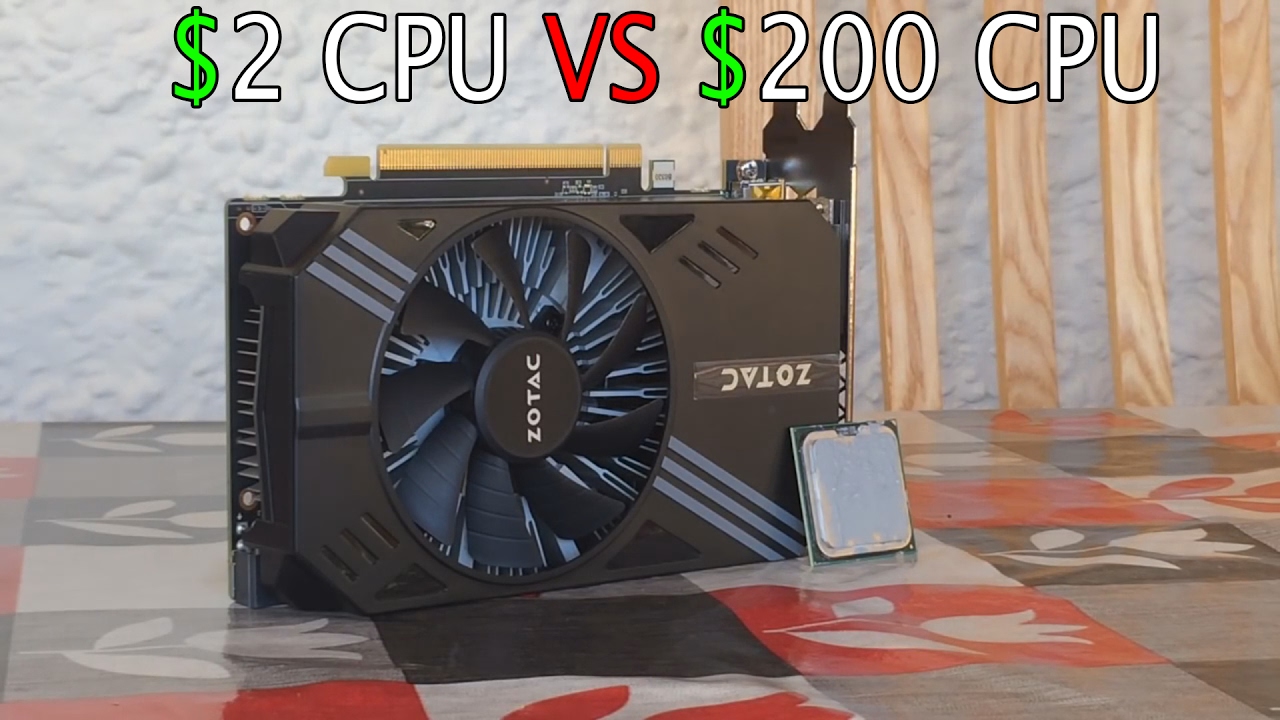 $2 CPU Vs $200 GPU - YouTube