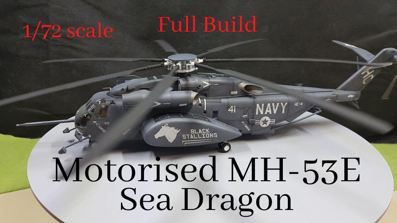 Motorised Italeri MH-53 Sea Dragon 1/72 - YouTube