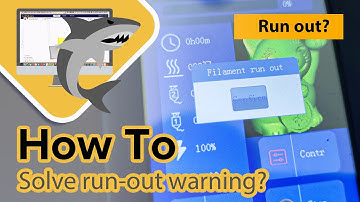 Filament runout? warning alert? troubleshooting tutorials Lotmaxx shark 3d printer