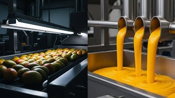 Inside a Modern Mango Processing Factory – Full Industrial Process From Fruit to Final Products
