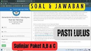 KUNCI JAWABAN SURVEI LINGKUNGAN BELAJAR SULINJAR PAKET A SD, SMP SMA SMK TAHUN 2025