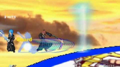 Netherene VS Roxas Saix and Marluxia Kingdom Hearts II Style!