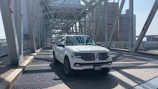 Vehicles driving on Michigan Avenue Lift Bridge